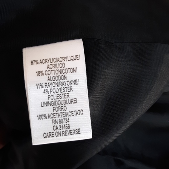 Bcbg MaxAzria Belted Herringbone Jacket Small - Picture 7 of 8